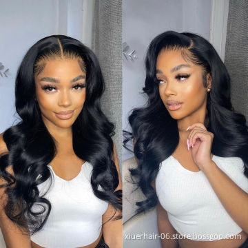 Hd Transparent Lace Front Virgin Human Hair Wig,13x4 13x6 Hd Lace Frontal Human Hair Wig,100% Human Hair Wigs